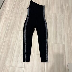 Black One-Shoulder Jumpsuit